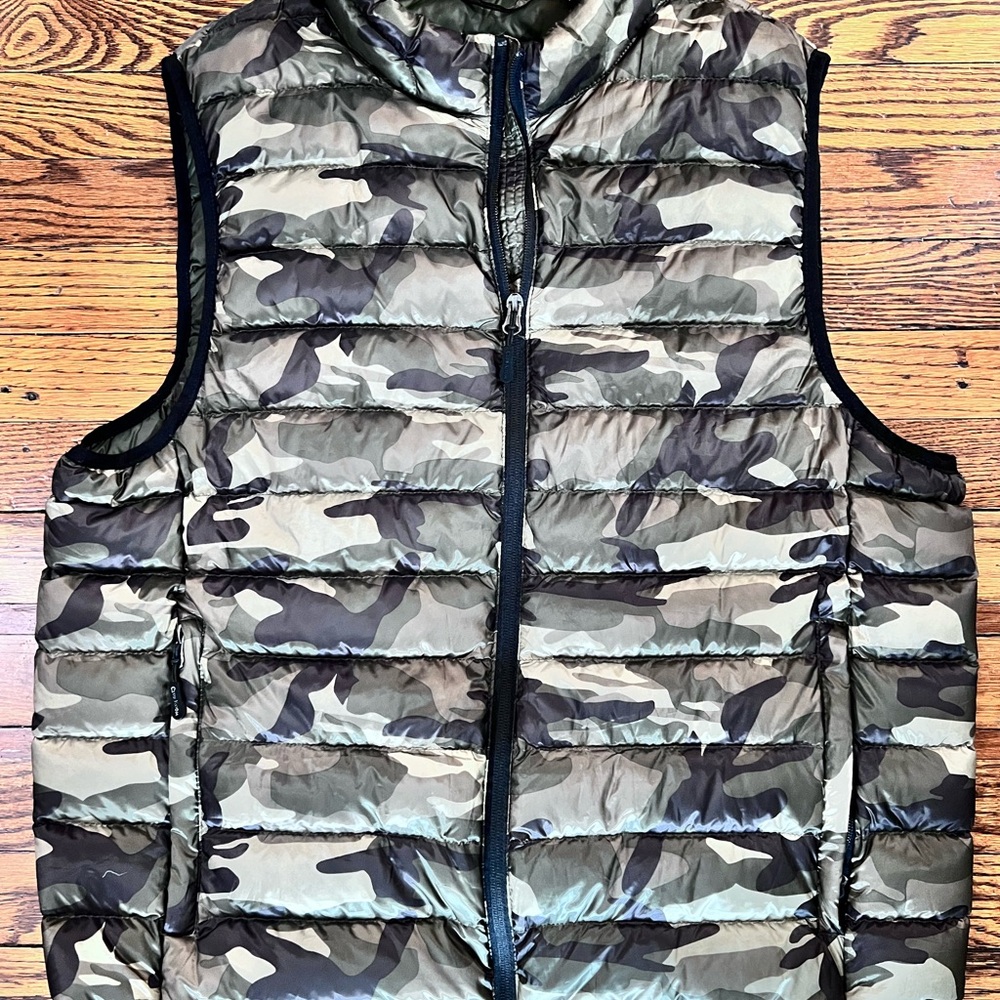 Club Room Men's Camouflage Puffer Vest